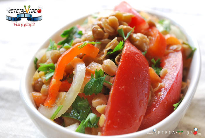 Salata de Linte si Rosii