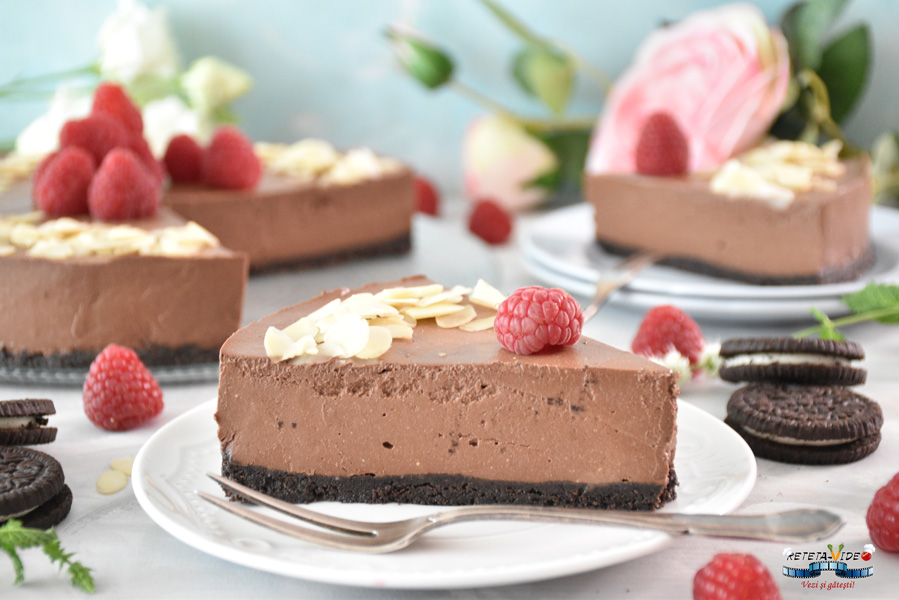 Cheesecake cu Ciocolata fara Coacere
