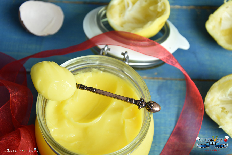 Crema de Lamaie (Lemon Curd) pentru prajituri si torturi