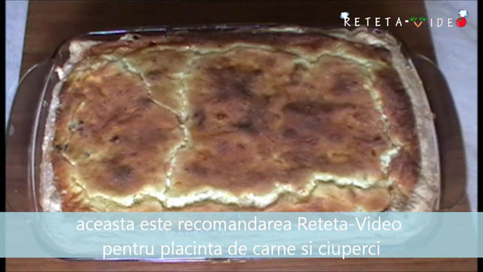 Placinta de carne si ciuperci
