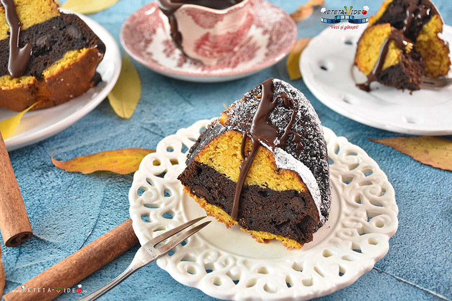 Prajitura cu Dovleac si Ciocolata Prajitura cu Dovleac si Ciocolata