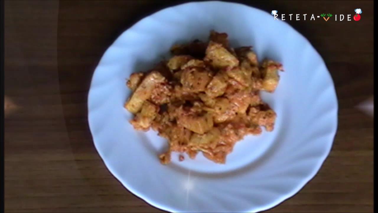 Pui cu curry si smantana