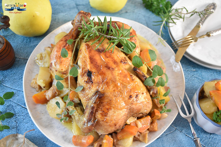 Pui Umplut la Cuptor