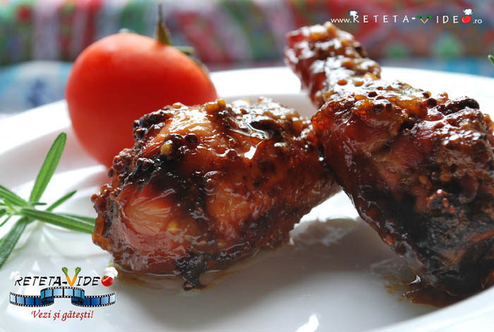 Pulpe de Pui cu Gem de Caise