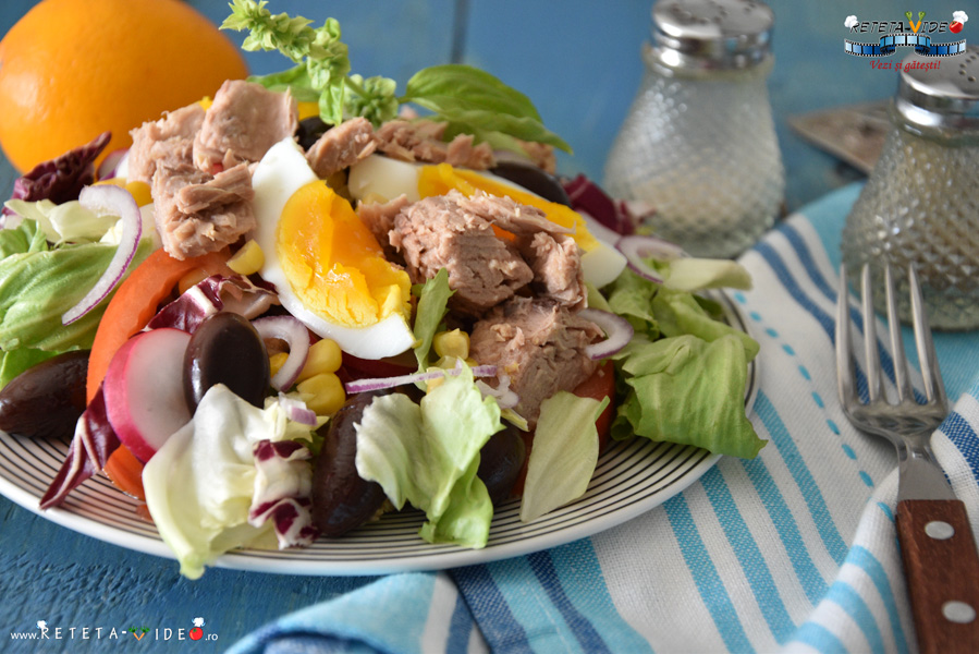 Salata de Ton cu Legume Salata de Ton cu Legume