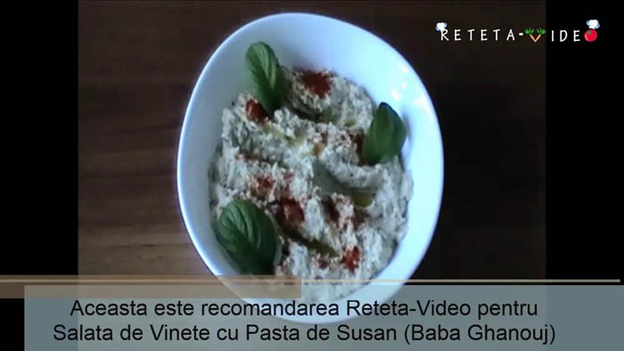 Salata de Vinete cu Pasta de Susan Salata de Vinete cu Pasta de Susan